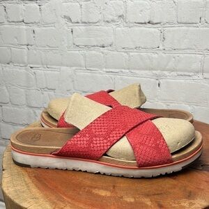 UGG Kari Red Coral Flip Flops